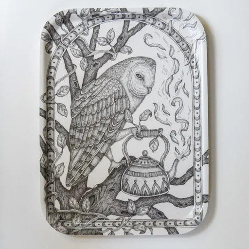 Twilight Tea | Owl Birch Tray - Root & Company