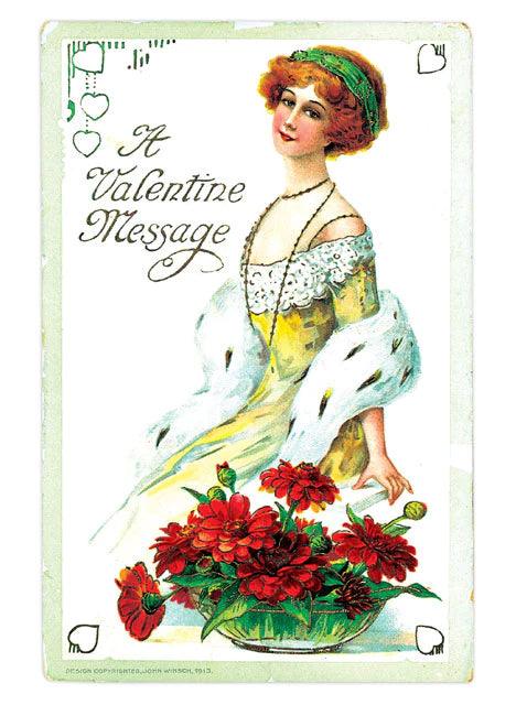 Valentine's Day Postcard Box - 36 Unique Vintage Postcards - Root & Company