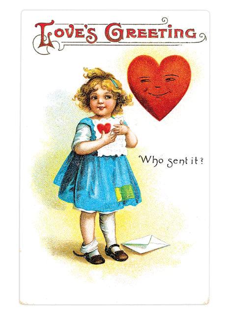 Valentine's Day Postcard Box - 36 Unique Vintage Postcards - Root & Company