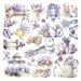 Vellum Morning In Provence Fussy Cut 6"x6" 6/Pkg - Root & Company