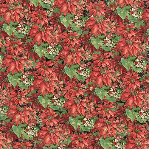 Warm Wishes Collection - 12 x 12 Double Sided Paper - Yuletide Floral - Root & Company