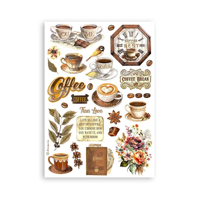 Washi Pad 8 Sheets A5 - Coffee and Chocolate - Root & Company