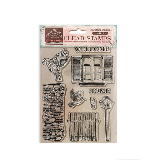 Acrylic Stamps - Create Happiness Welcome Home Birds - Root & Company