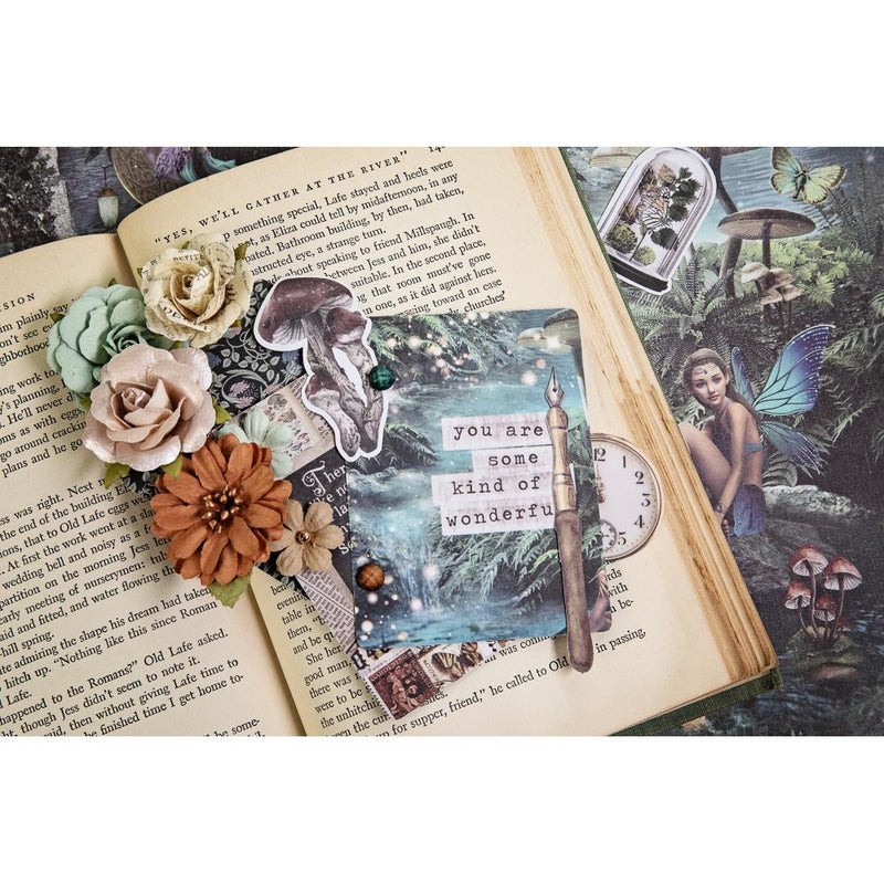 Prima Marketing - Nature Academia Collection - Enchanted Hill Paper Flowers 15/Pkg