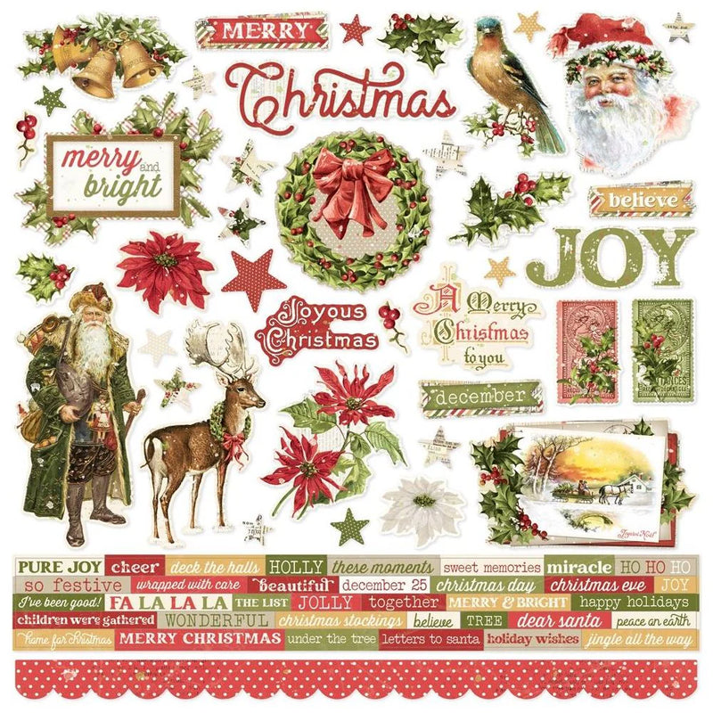 Simple Stories - Simple Vintage Yuletide Collection - 12 x 12 Collection Kit