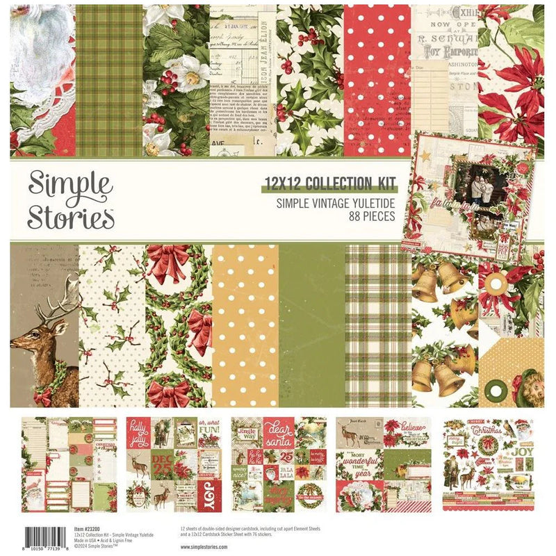Simple Stories - Simple Vintage Yuletide Collection - 12 x 12 Collection Kit