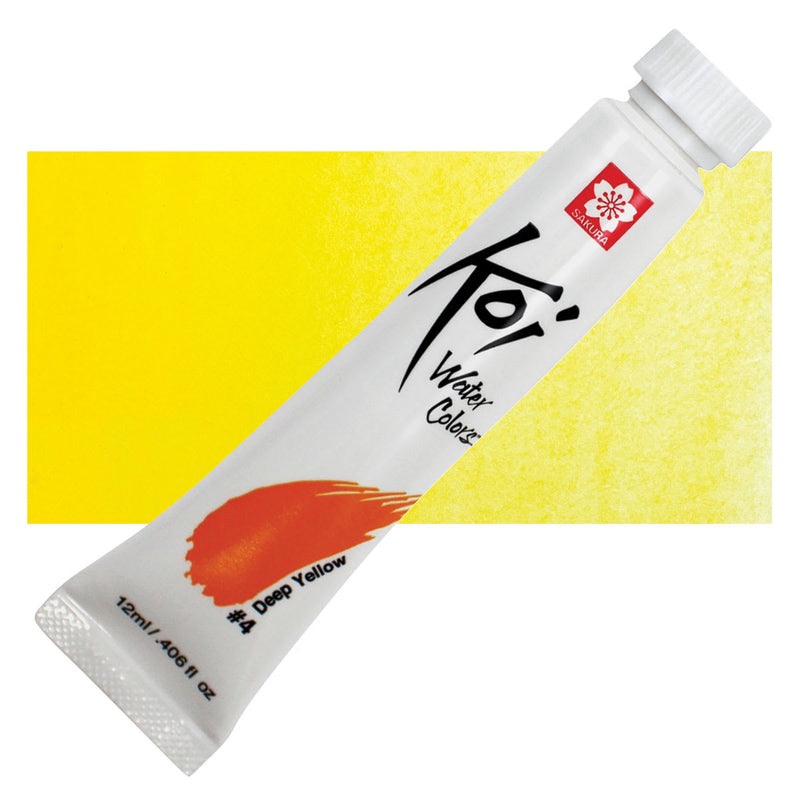 Sakura - Koi Water Colors - 12ml Tube - Deep Yellow #4