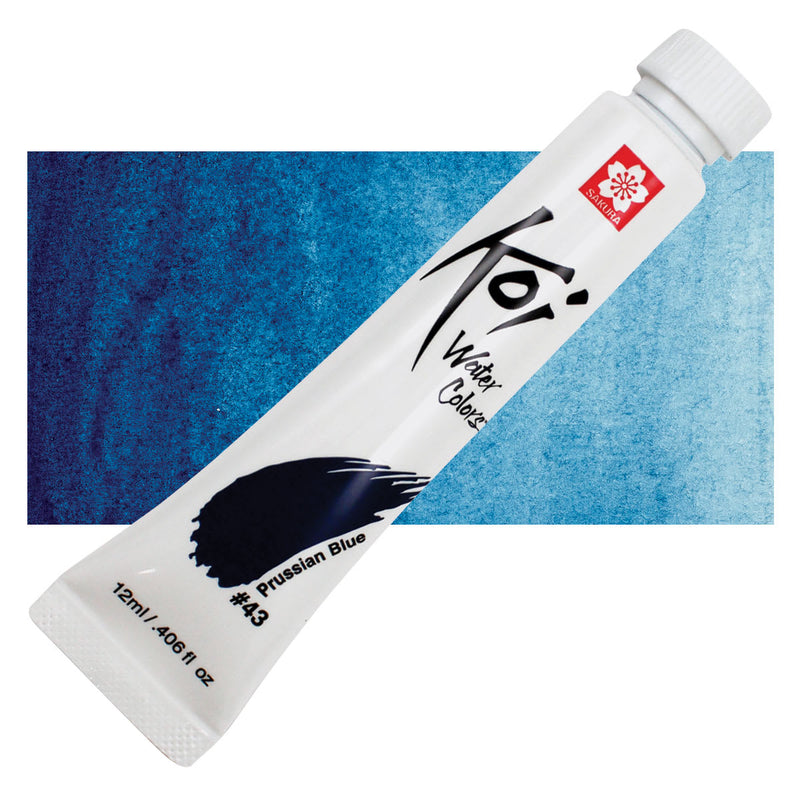Sakura - Koi Water Colors - 12ml Tube - Prussian Blue #43