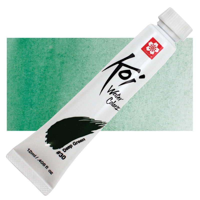 Sakura - Koi Water Colors - 12ml Tube - Deep Green #30