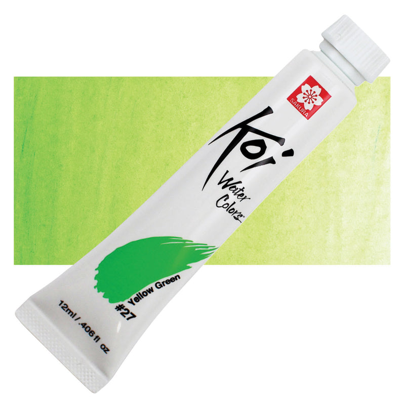Sakura - Koi Water Colors - 12ml Tube - Yellow Green #27