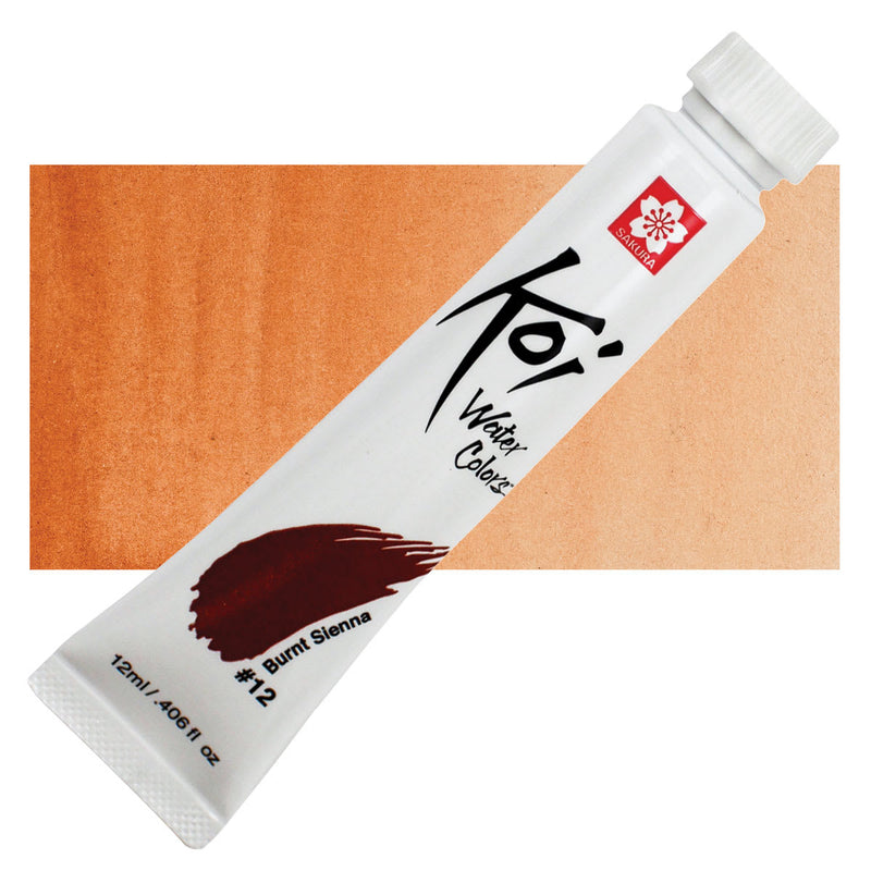 Sakura - Koi Water Colors - 12ml Tube - Burnt Sienna #12
