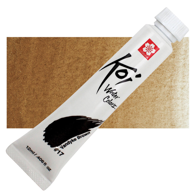 Sakura - Koi Water Colors - 12ml Tube - Vandyke Brown #17