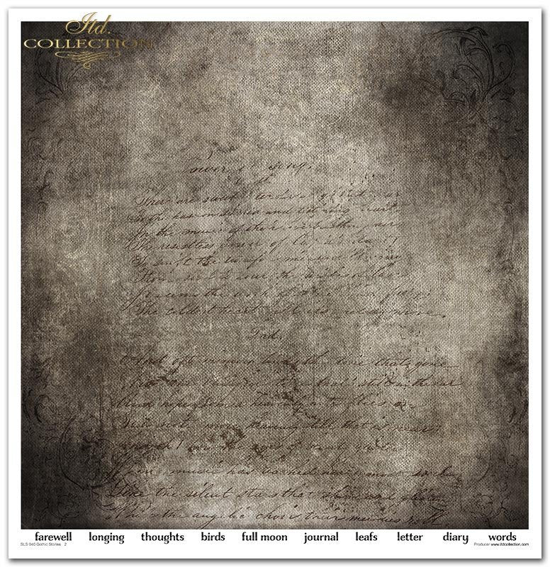 ITD Collection - Gothic Stories 2 Scrapbooking Papers