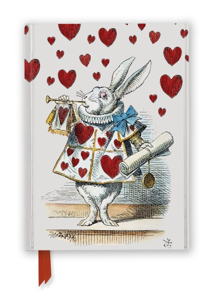 Flame Tree Publishing - Alice in Wonderland: White Rabbit Journal
