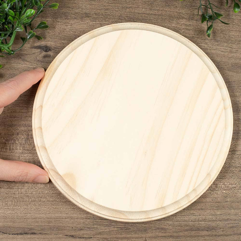 Root and Company - 8" x 3/4" Thick Unfinished Wood Blank Round Circle Plaque
