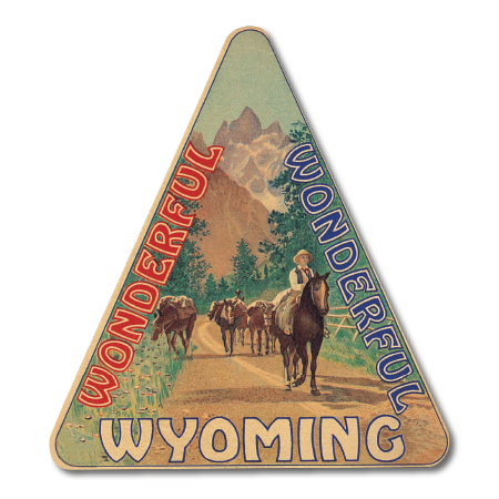 Laughing Elephant - American Byways - Travel Label Sticker Box