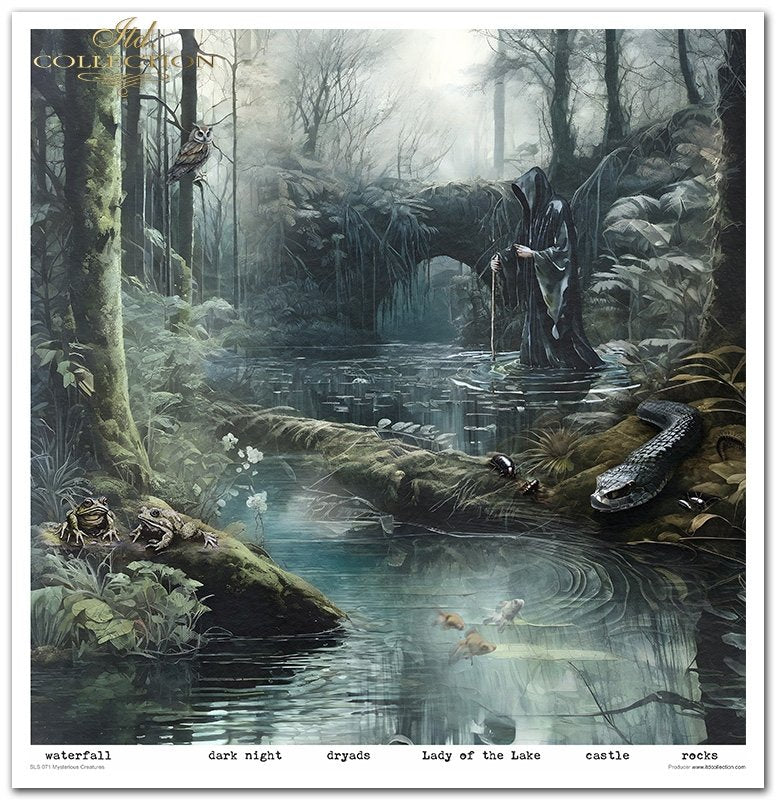 ITD Collection - Mysterious Creatures Scrapbooking Papers