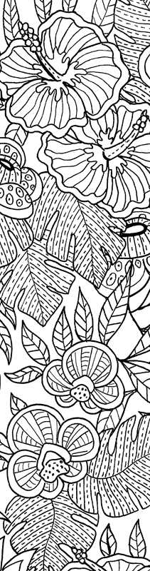 Rockpool Publishing - Flowers Coloring Bookmarks
