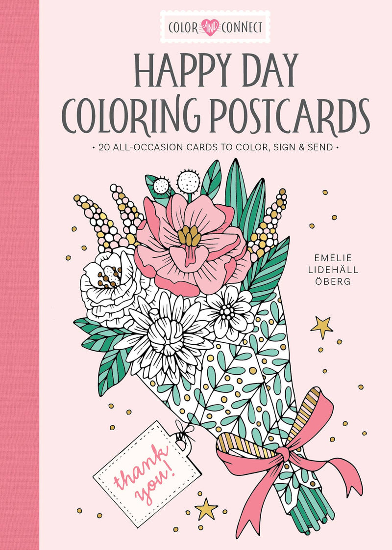 Emelie Lidehäll Öberg - Happy Day Coloring Postcards