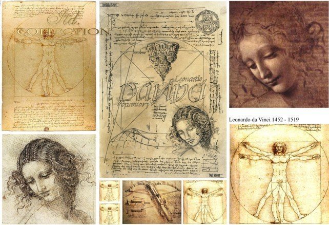 ITD Collection - Leonardo di ser Piero Vinci (1452 - 1519) - Classic Paper