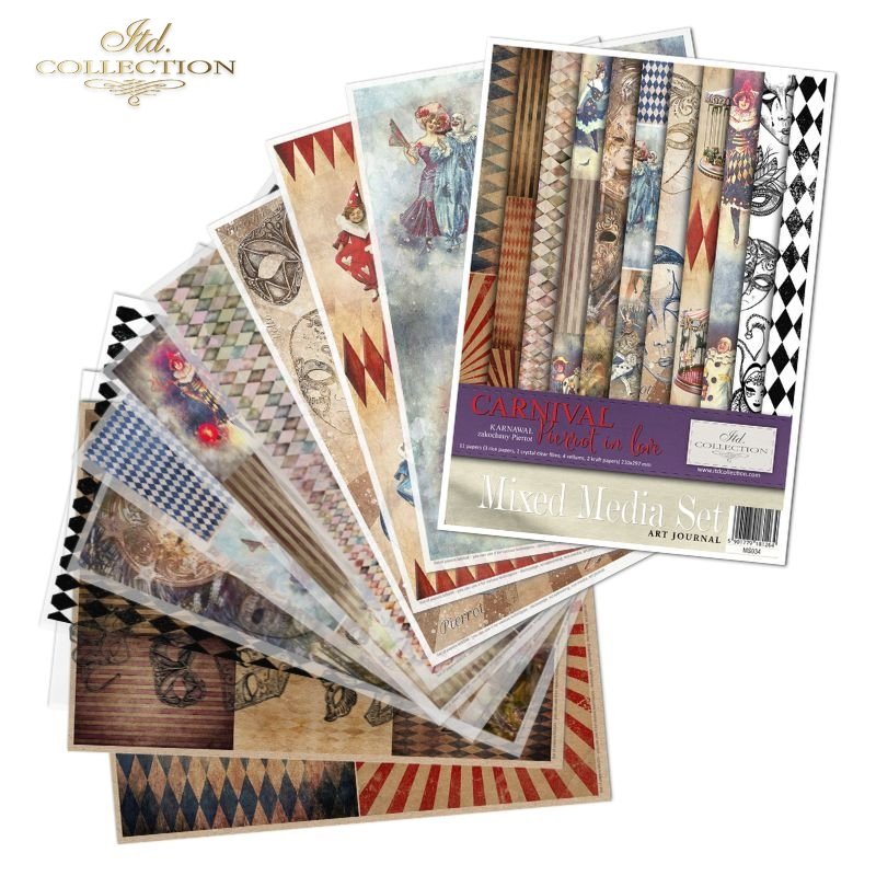 ITD Collection - Carnival - Pierrot in Love Creative Set