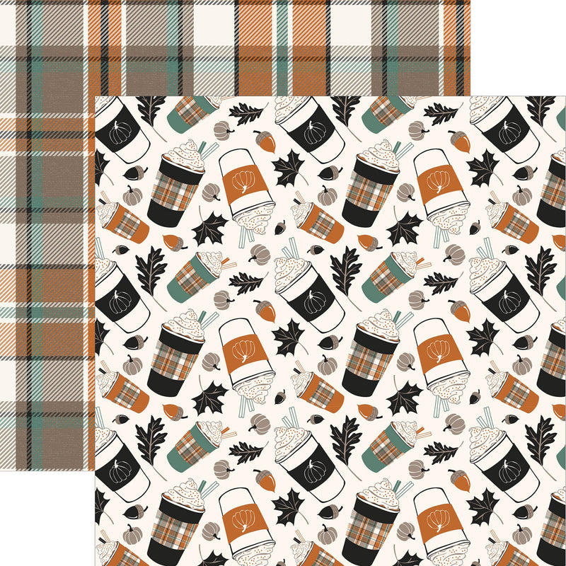 Paper House Productions - Pumpkin Spice 12 x12 Scrapbook Paper
