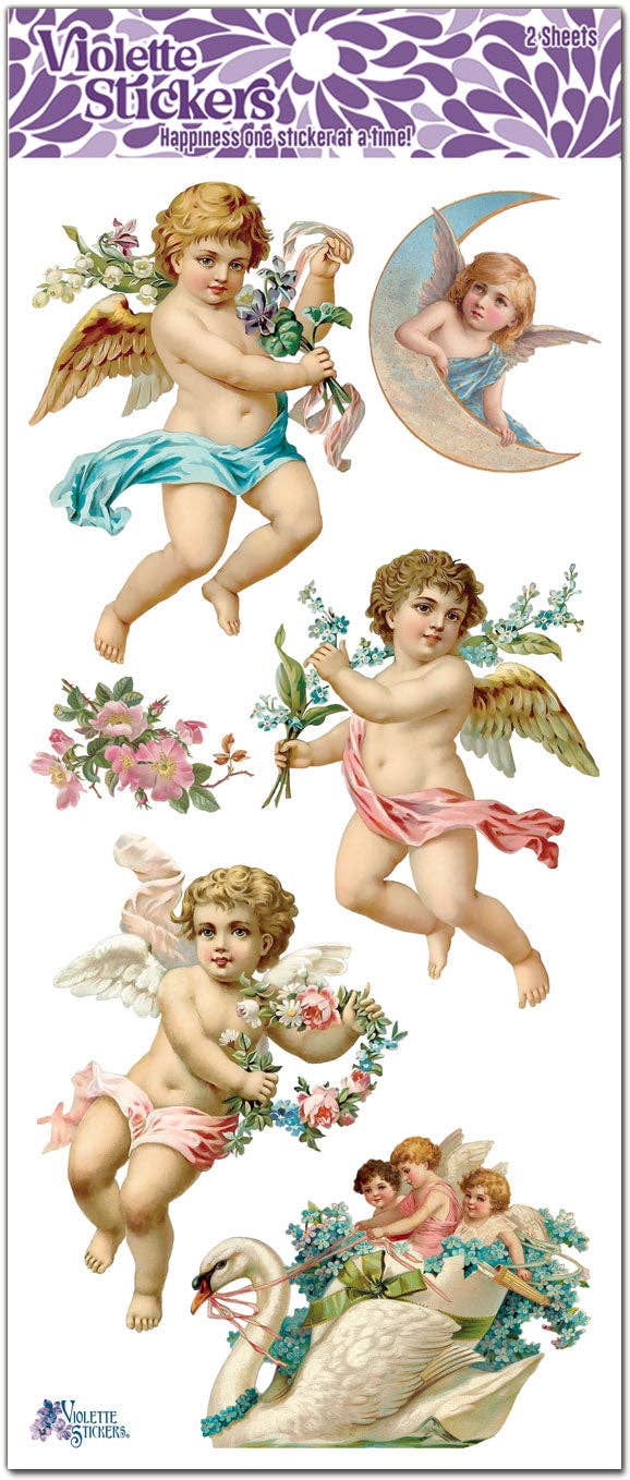 Violette Stickers - Radiant Angels Celestial Stickers