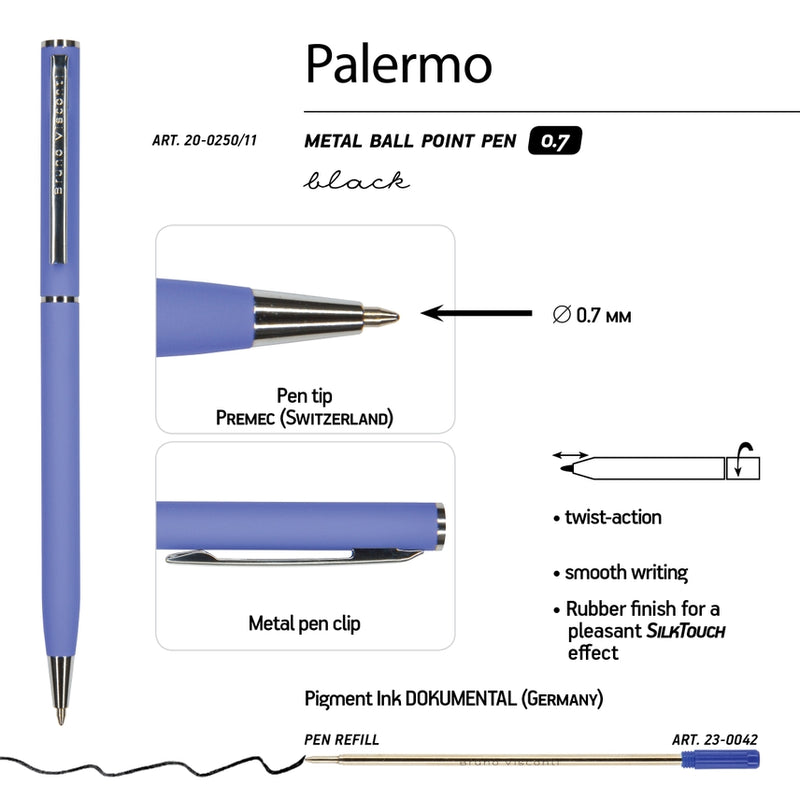 BV by Bruno Visconti - Palermo Pen - Violet