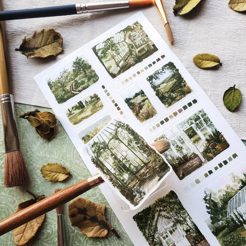 STICKII - Sunlit Greenhouse Sticker Sheet