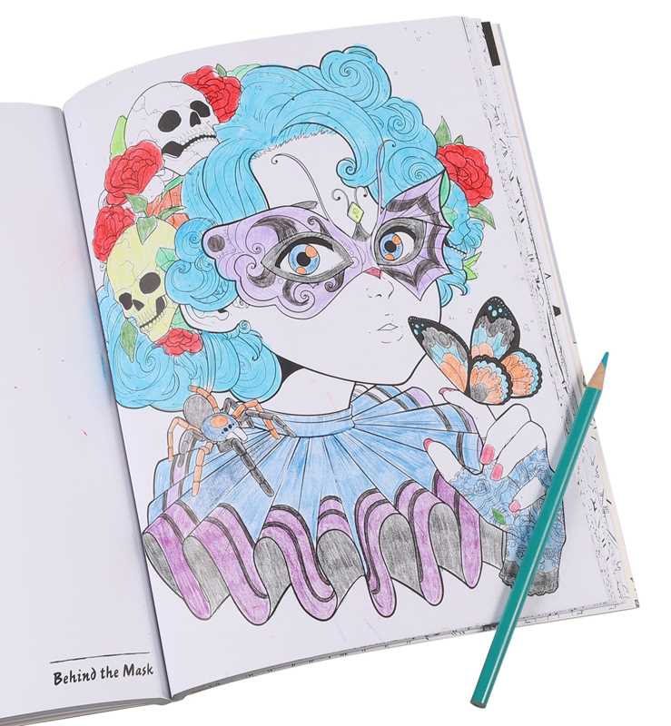 Printers Row - Creepy Cuties Manga Coloring Book