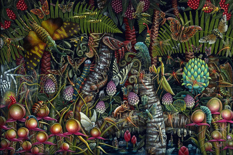 Art & Fable Puzzle Company - Microcosmic Garden 500-pc Velvet-Touch Jigsaw Puzzle