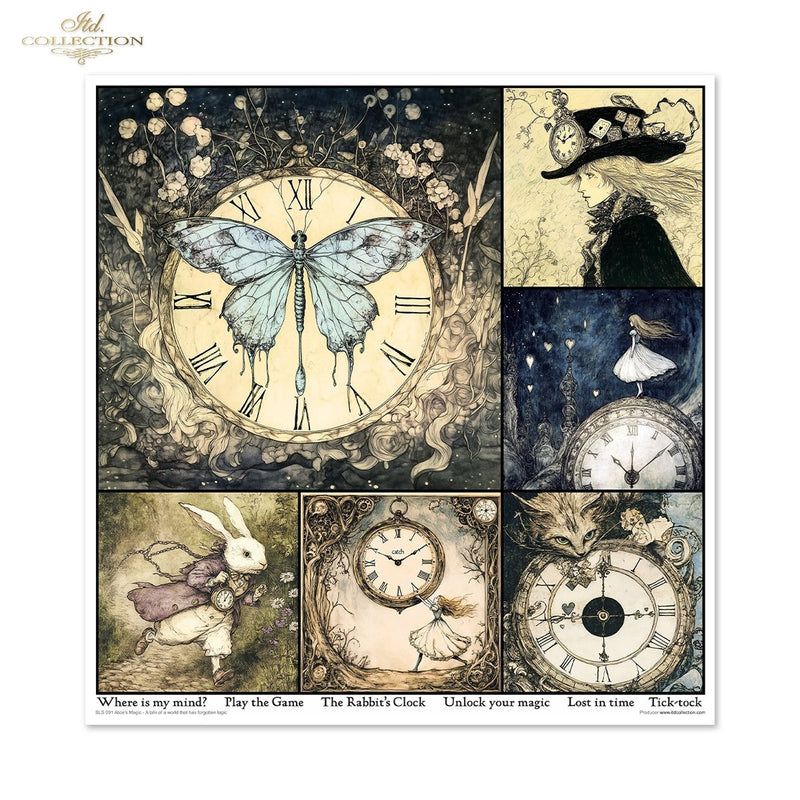 ITD Collection - Alice's Magic Vol.1  Scrapbooking Papers