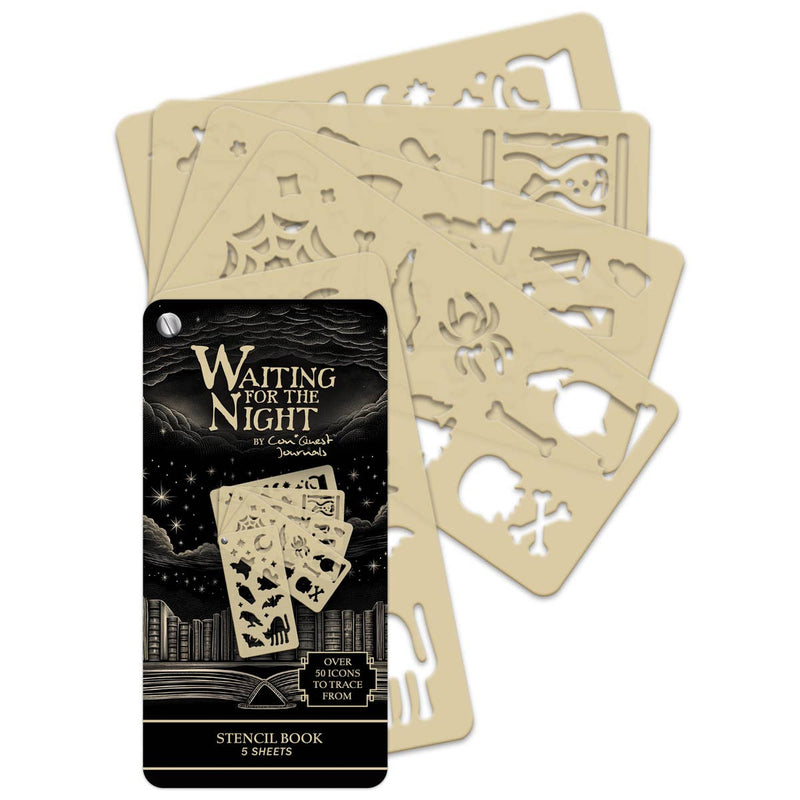 Conquest Journals - Waiting for the Night Stencil Book