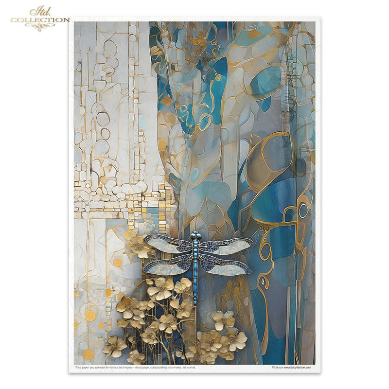ITD Collection - Inspired by Klimt - Rice Paper Set