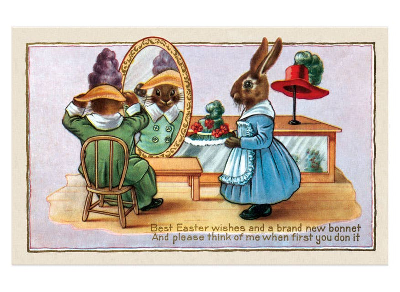 Laughing Elephant - Joyful Easter Postcard Box - 36 Unique Vintage Postcards