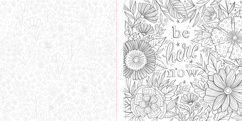 Megan Wells - Funky Florals Art Coloring Book
