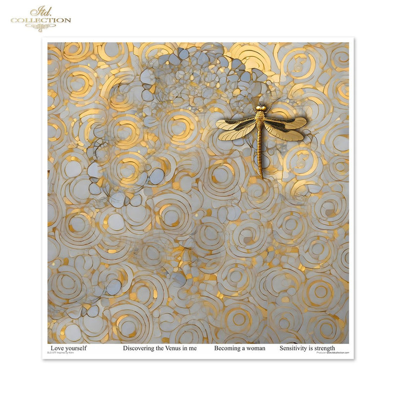 ITD Collection - Inspired by Klimt Scrapbooking Papers