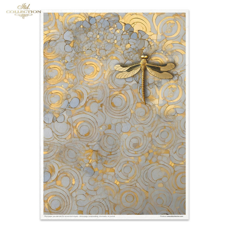 ITD Collection - Inspired by Klimt - Rice Paper Set