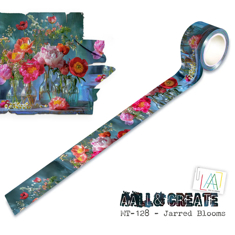 AALL and Create - Layer-It-Up Collection - Washi Tape - Jarred Blooms
