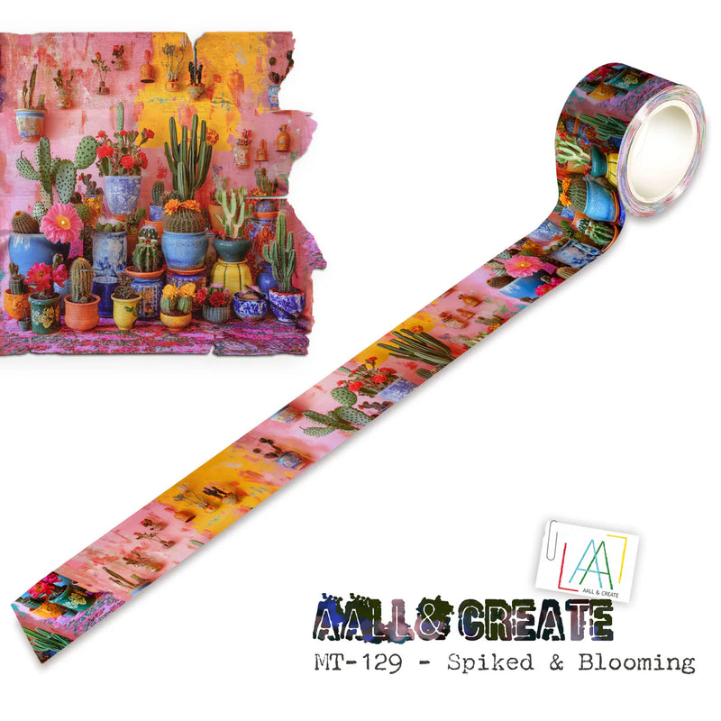 AALL and Create - Layer-It-Up Collection - Washi Tape - Spiked & Blooming