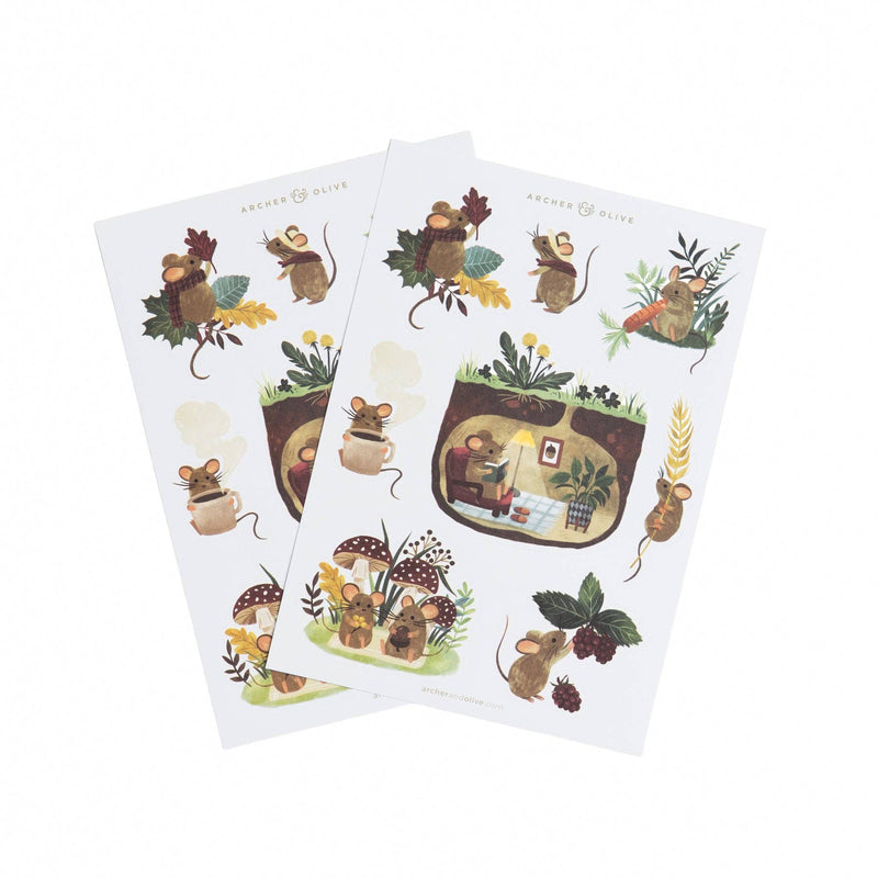 Archer and Olive - Stickers - Field Mouse
