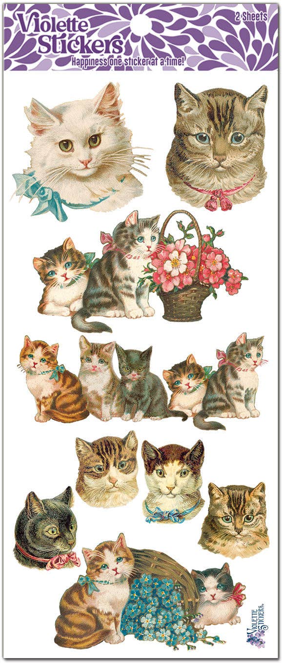 Violette Stickers - Classic Cats Stickers