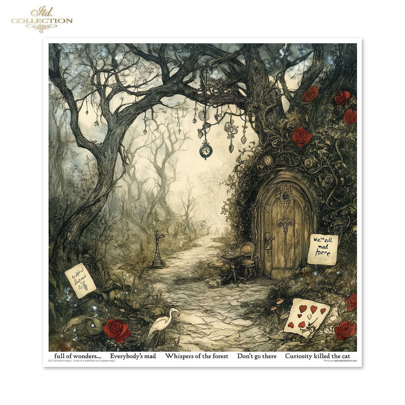 ITD Collection - Alice's Magic Vol.2  Scrapbooking Papers