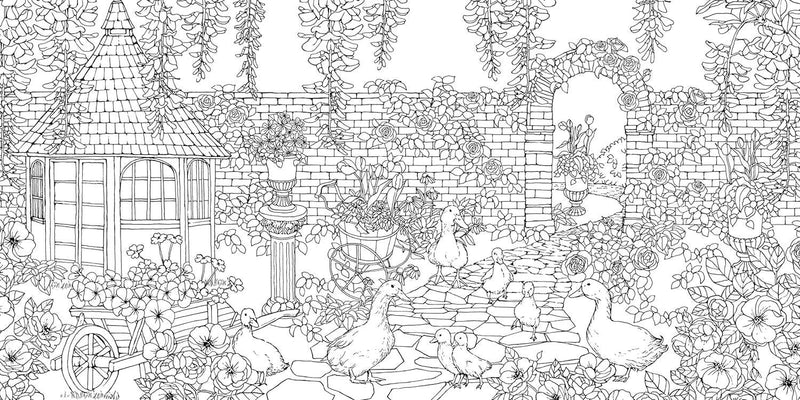 Kanoko Egusa - Garden Fairytale Animals - A Curious Collection of Creatures to Color