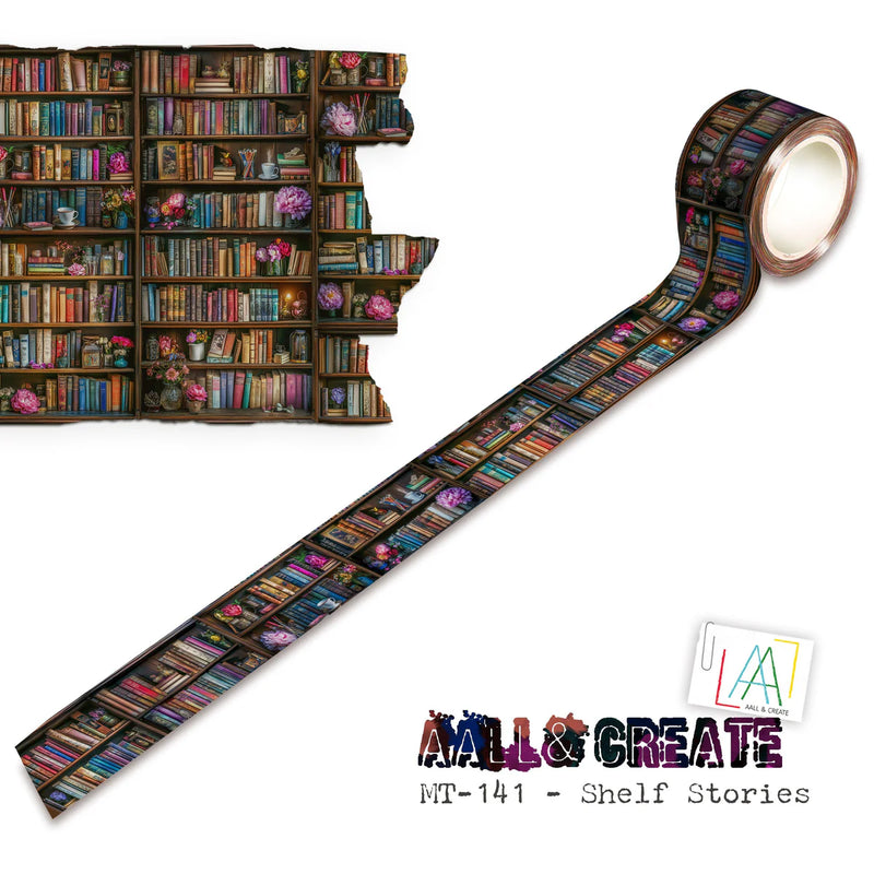 AALL and Create - Layer-It-Up Collection - Washi Tape - Shelf Stories