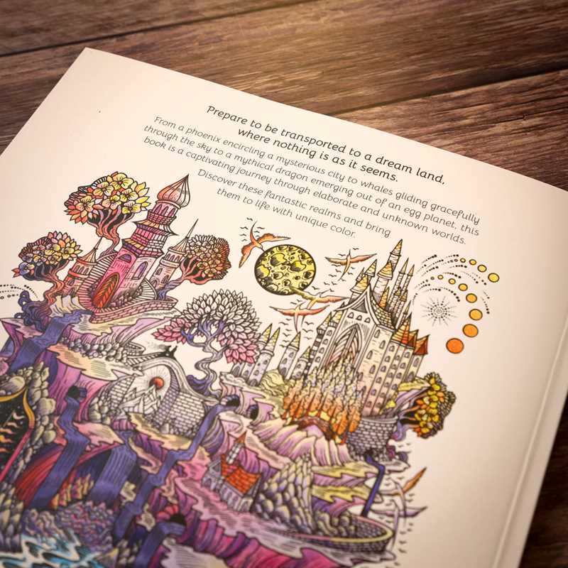 Melpomeni Chatzipanagiotou - Dream Voyage: A Fantasy Coloring Journey