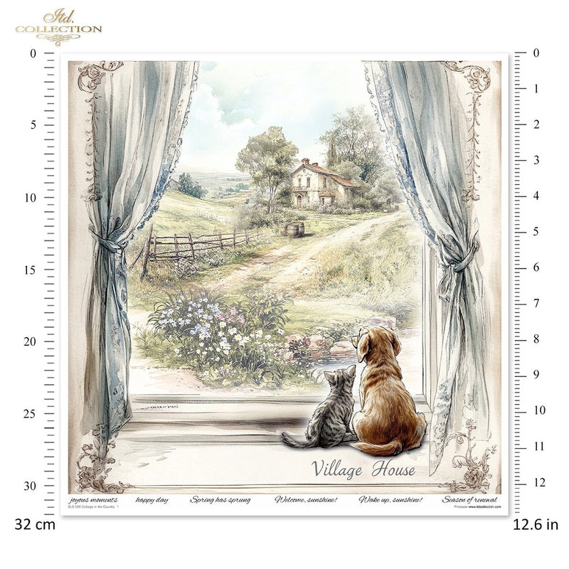 ITD Collection - Cottage in the Country Scrapbooking Papers