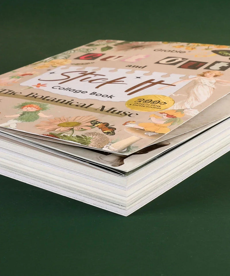 Grabie - The Botanical Muse Collage Activity Book
