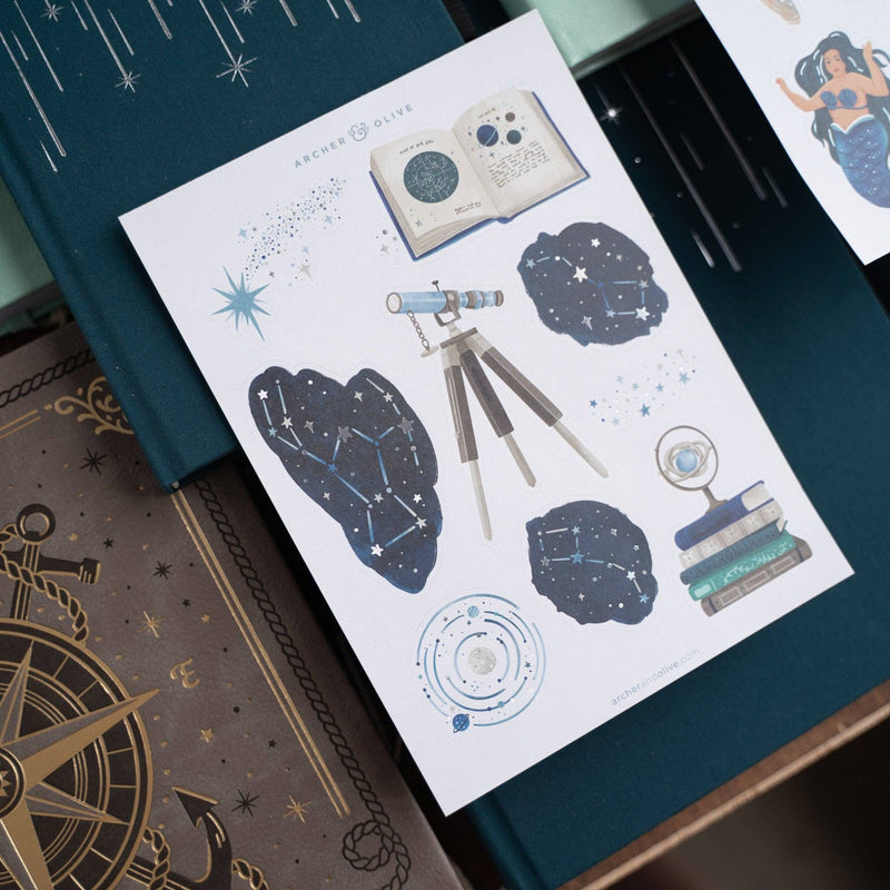 Archer and Olive - Meteor Shower Sticker Set