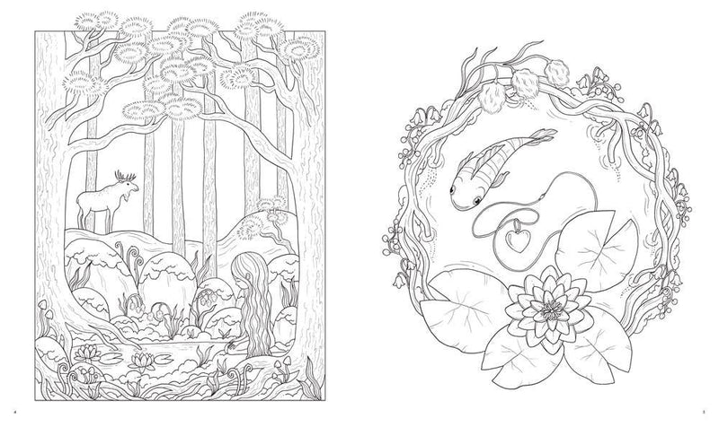 Maria Trolle - Fairytale Worlds - Coloring Book